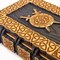 Urbalabs Wooden Viking Sword Shield Dice Card Jewelry Box Treasure Chest Wood Jewelry Boxes Organizers Treasure Chest Compartments Handm product 3